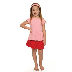 Interlock Short Sleeve Baby Doll Tee