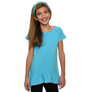 Youth raglan ruffle