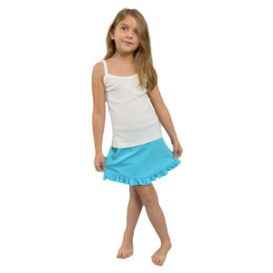 Interlock Ruffle Skirt,,