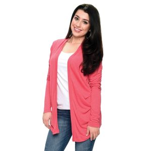 Long Sleeve Open Heather Jacket