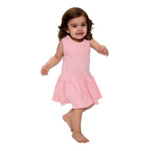 Interlock Baby Sleeveless Pleated Dress