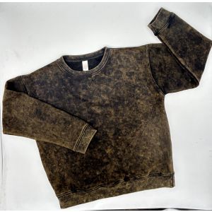 Black Vintage wash sweatshirt