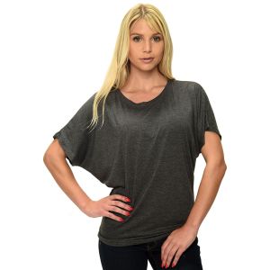 Ladies Short Sleeve Dolman Tee,,