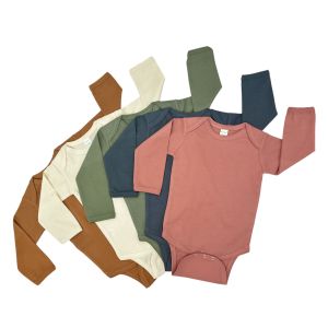 Long sleeve organic onesies