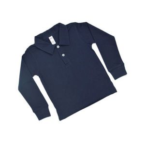 Youth Long Sleeve Placket Tee