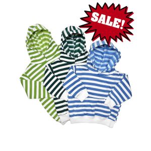 Toddler Fleece Stripe Hoodie