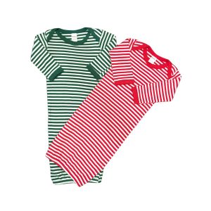 Christmas Baby Gowns Stripped baby Gown, Red Striped Baby Gown Newborn Christmas Gift set,,