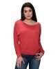 Women Long Sleeve Off-Shoulder Tee