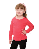 Infant Interlock Long Sleeve Girls Tee