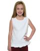 sleeveless ruffle tee