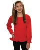 Interlock Long Sleeve Ruffle Tee