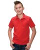Youth Cotton Short Sleeve Placket Tee