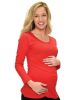 Black Long Sleeve Maternity Tshirt,,