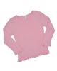 Infant Long Sleeve Lettuce Tee Viscose Cotton
