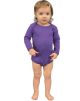Long sleeve bodysuit purple