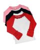 Toddler Girls Ruffle Raglan T-shirt