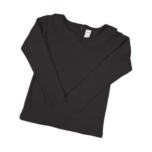 Infant Interlock Long Sleeve Peter Pan Collar Tee