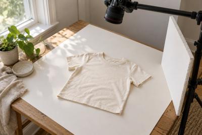 How to Photograph Blank and Custom Apparel for an Online Store