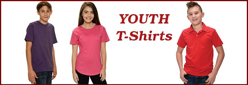 Perfect Youth T-Shirts to Showcase Your School Logo and Spirit